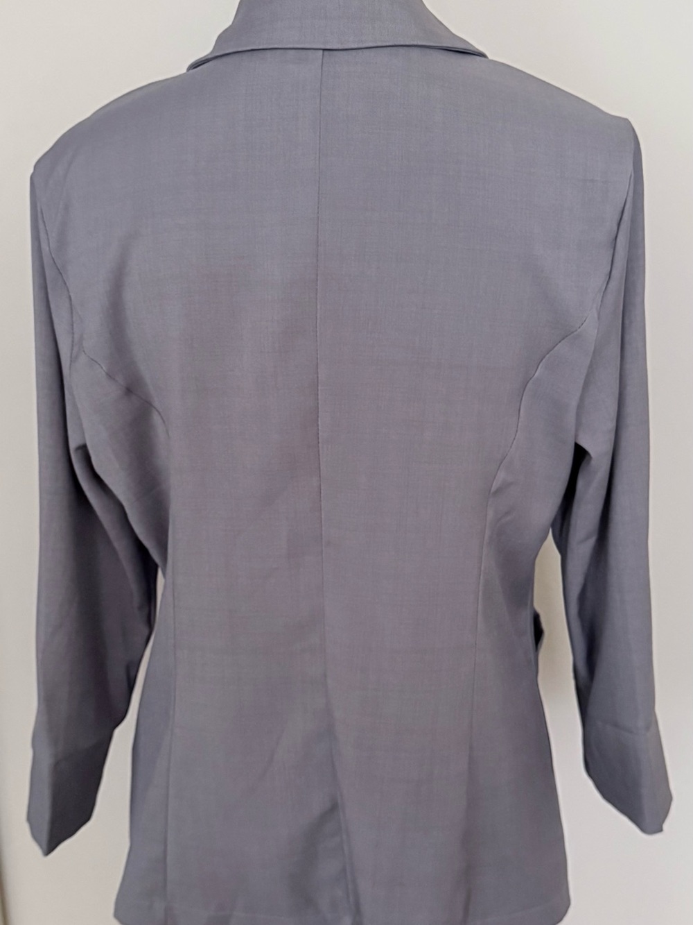 SHEIN Women's 3/4 Sleeve Lapel One Button With Pockets Gray Blazer - L - Picture 4 of 4